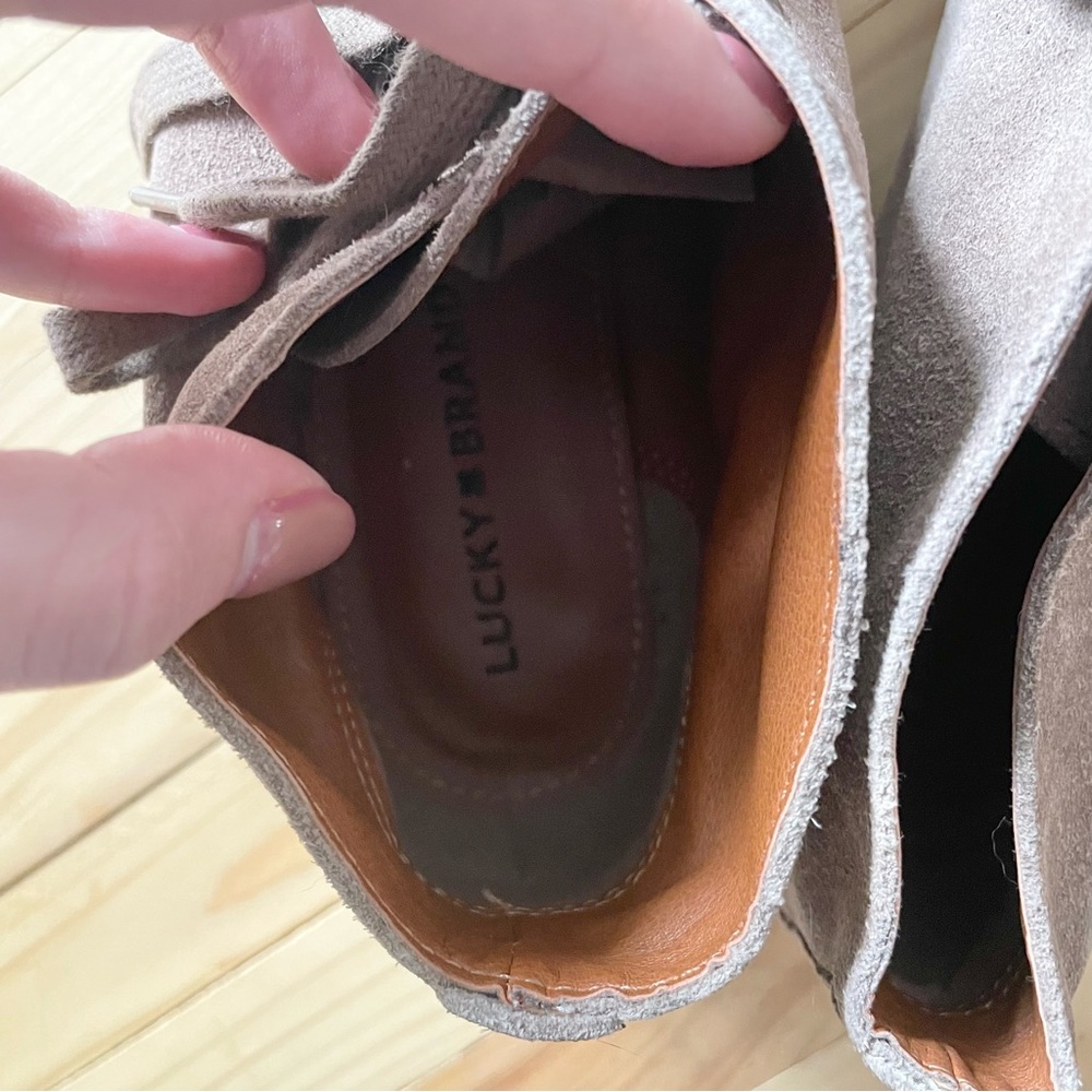 Lucky Brand Emilia Suede Chukka Desert Boots - Picture 6 of 7